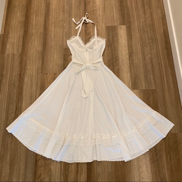 SOLD Pure While Gunne Sax Dress - Picture 2 of 3